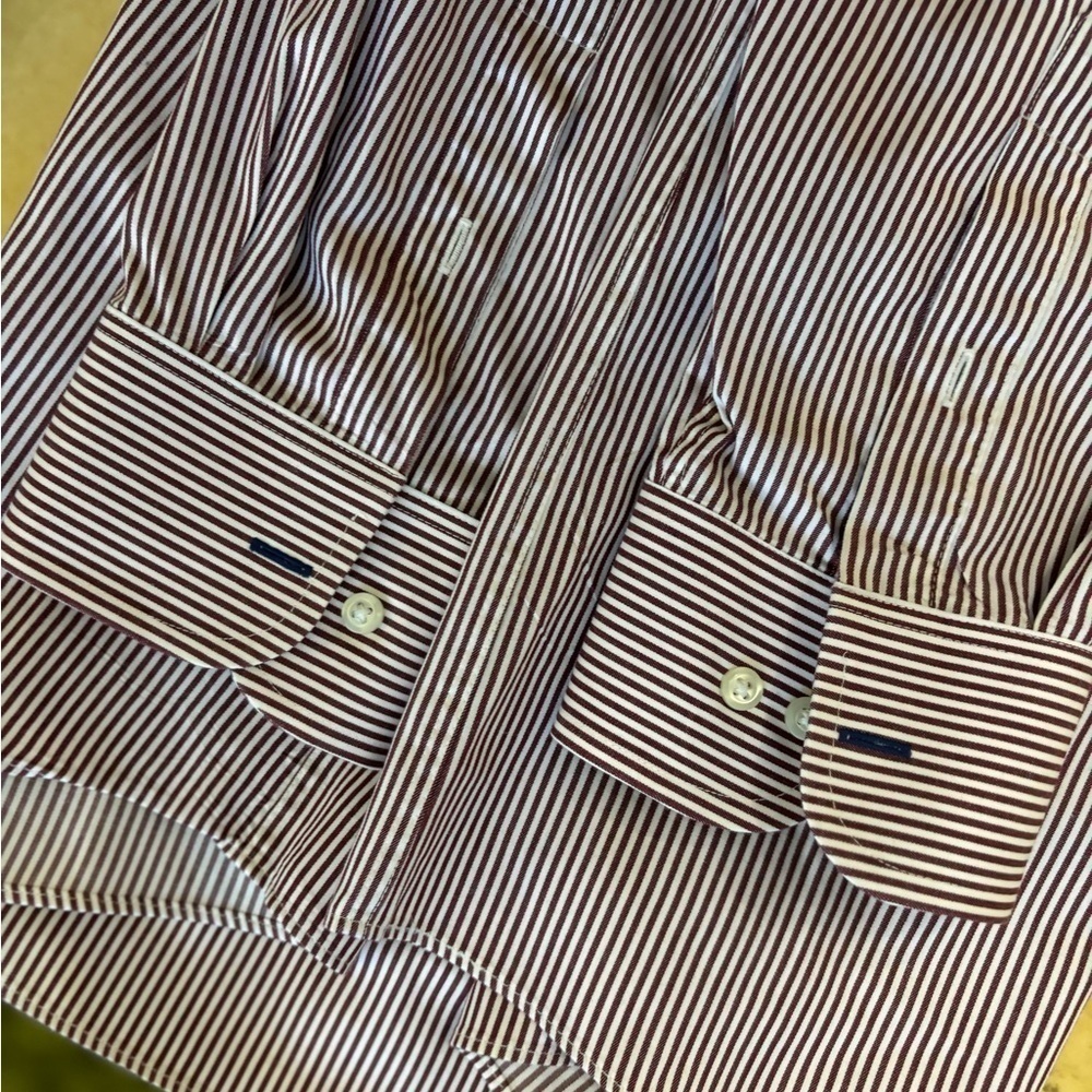 Izod big and tall striped dress shirt - Picture 4 of 4